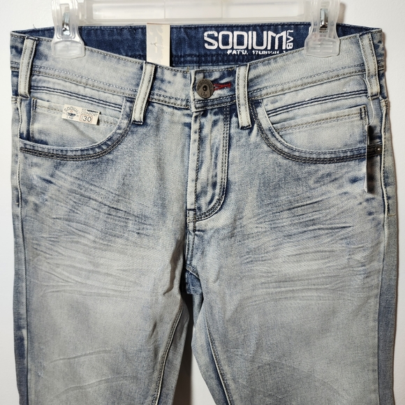 Sodium Lab Fit Comfort Men's Denim Jeans - Picture 3 of 12